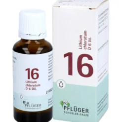 BIOCHEMIE Pflüger 16 Lithium chloratum D 6 Tropfen 30 ml