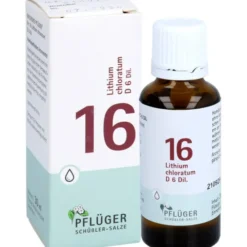 BIOCHEMIE Pflüger 16 Lithium chloratum D 6 Tropfen 30 ml