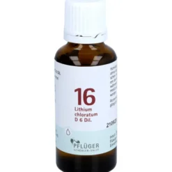 BIOCHEMIE Pflüger 16 Lithium chloratum D 6 Tropfen 30 ml