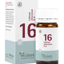BIOCHEMIE Pflüger 16 Lithium chloratum D 6 Tabl. 100 St