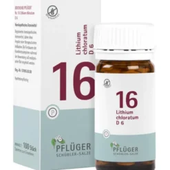 BIOCHEMIE Pflüger 16 Lithium chloratum D 6 Tabl. 100 St