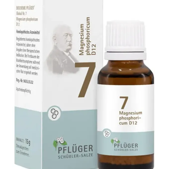 BIOCHEMIE Pflüger 7 Magnesium phosphoricum D 12 Gl 15 g