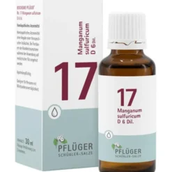 BIOCHEMIE Pflüger 17 Manganum sulfuricum D 6 Tro. 30 ml