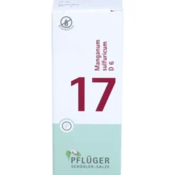 BIOCHEMIE Pflüger 17 Manganum sulfuricum D 6 Tabl. 100 St