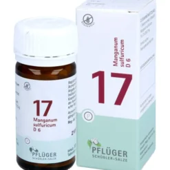 BIOCHEMIE Pflüger 17 Manganum sulfuricum D 6 Tabl. 100 St
