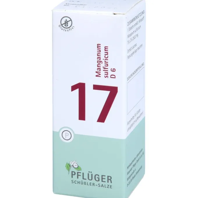 BIOCHEMIE Pflüger 17 Manganum sulfuricum D 6 Tabl. 100 St
