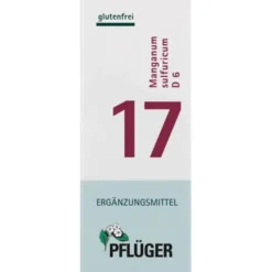 BIOCHEMIE Pflüger 17 Manganum sulfuricum D 6 Tabl. 100 St