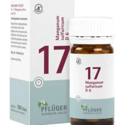 BIOCHEMIE Pflüger 17 Manganum sulfuricum D 6 Tabl. 100 St