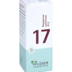BIOCHEMIE Pflüger 17 Manganum sulfuricum D 12 Gl. 15 g