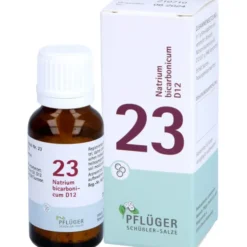 BIOCHEMIE Pflüger 23 Natrium bicarbonicum D 12 Gl. 15 g