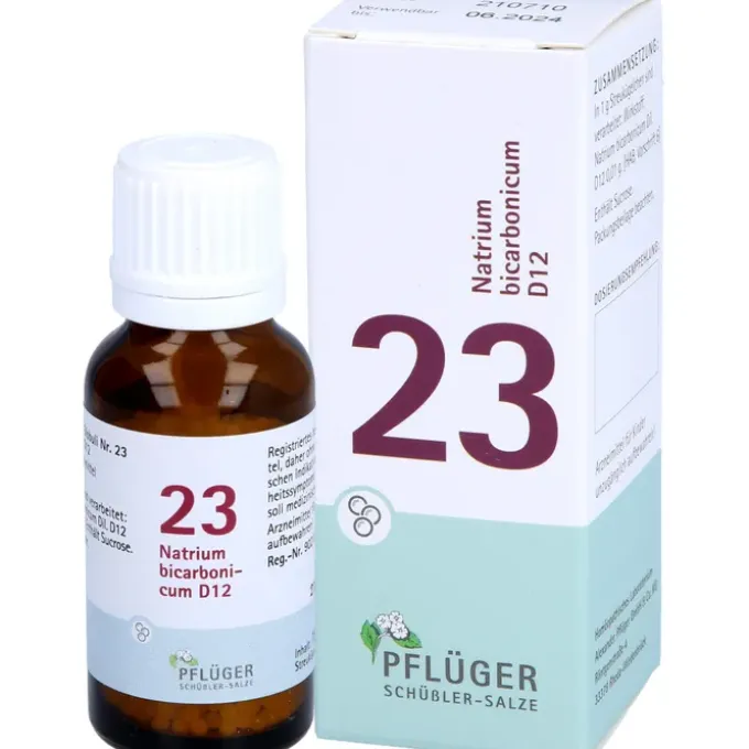 BIOCHEMIE Pflüger 23 Natrium bicarbonicum D 12 Gl. 15 g