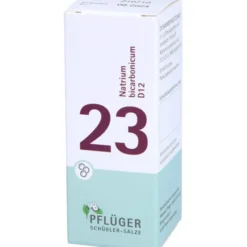 BIOCHEMIE Pflüger 23 Natrium bicarbonicum D 12 Gl. 15 g