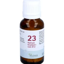 BIOCHEMIE Pflüger 23 Natrium bicarbonicum D 12 Gl. 15 g