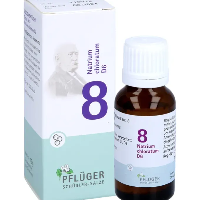 BIOCHEMIE Pflüger 8 Natrium chloratum D 6 Globuli 15 g