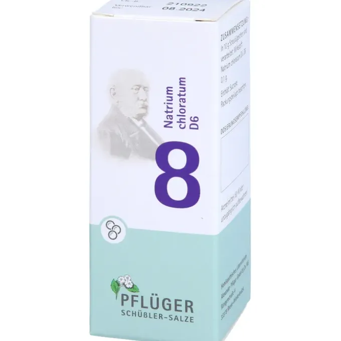 BIOCHEMIE Pflüger 8 Natrium chloratum D 6 Globuli 15 g