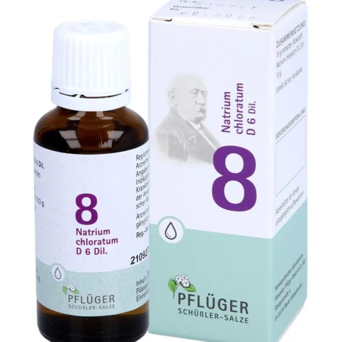 BIOCHEMIE Pflüger 8 Natrium chloratum D 6 Tropfen 30 ml