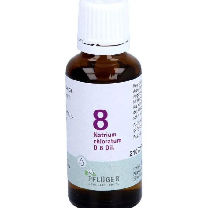 BIOCHEMIE Pflüger 8 Natrium chloratum D 6 Tropfen 30 ml