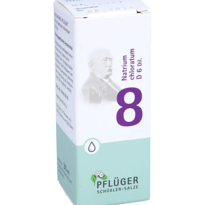 BIOCHEMIE Pflüger 8 Natrium chloratum D 6 Tropfen 30 ml