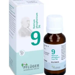 BIOCHEMIE Pflüger 9 Natrium phosphoricum D 6 Glob. 15 g