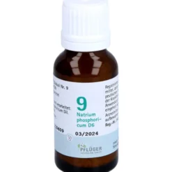 BIOCHEMIE Pflüger 9 Natrium phosphoricum D 6 Glob. 15 g