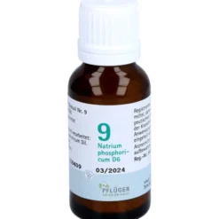 BIOCHEMIE Pflüger 9 Natrium phosphoricum D 6 Glob. 15 g