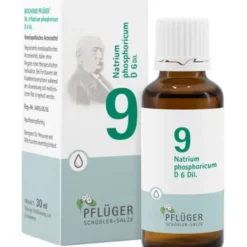 BIOCHEMIE Pflüger 9 Natrium phosphoricum D 6 Tro. 30 ml
