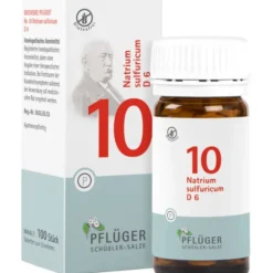 BIOCHEMIE Pflüger 10 Natrium sulfuricum D 6 Tabl. 100 St
