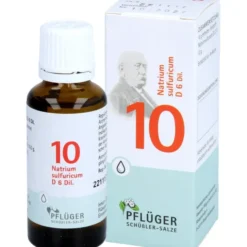 BIOCHEMIE Pflüger 10 Natrium sulfuricum D 6 Tropf. 30 ml