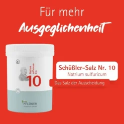 BIOCHEMIE Pflüger 10 Natrium sulfuricum D 6 Tabl. 1000 St