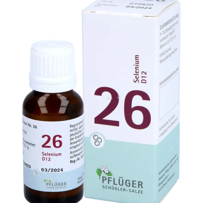 BIOCHEMIE Pflüger 26 Selenium D 12 Globuli 15 g