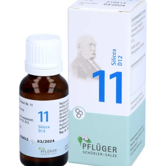 BIOCHEMIE Pflüger 11 Silicea D 12 Globuli 15 g