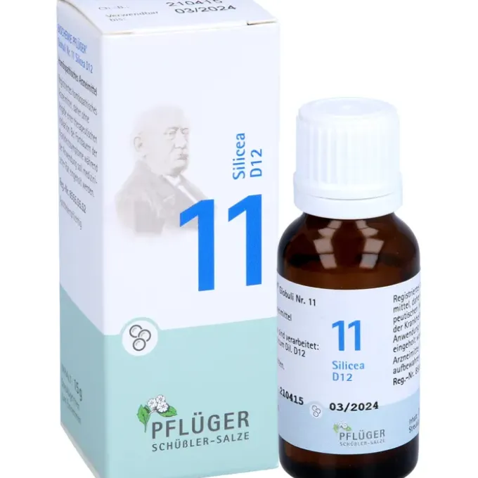 BIOCHEMIE Pflüger 11 Silicea D 12 Globuli 15 g