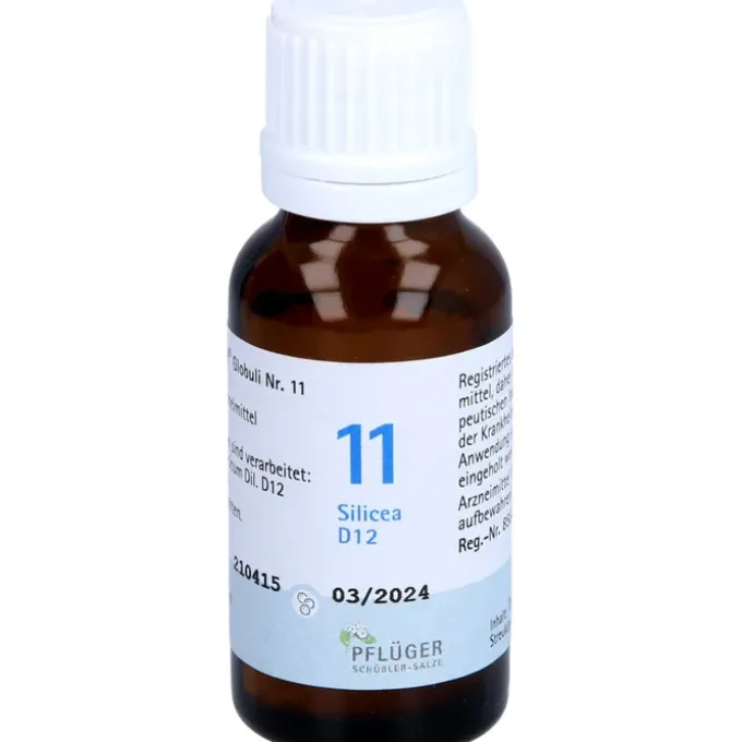 BIOCHEMIE Pflüger 11 Silicea D 12 Globuli 15 g