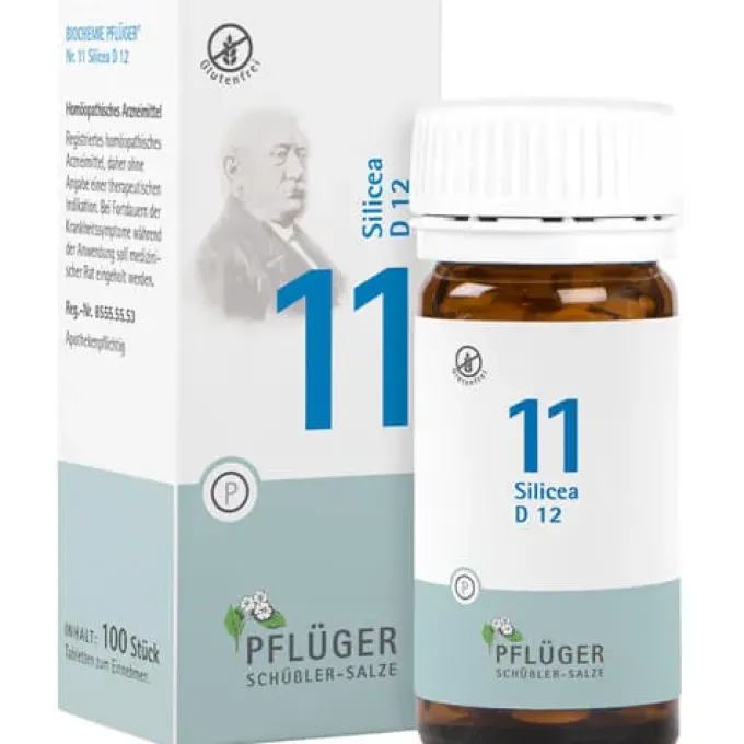 BIOCHEMIE Pflüger 11 Silicea D 12 Tabletten 100 St
