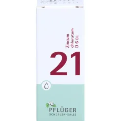 BIOCHEMIE Pflüger 21 Zincum chloratum D 6 Tropfen 30 ml