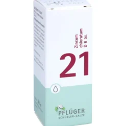 BIOCHEMIE Pflüger 21 Zincum chloratum D 6 Tropfen 30 ml