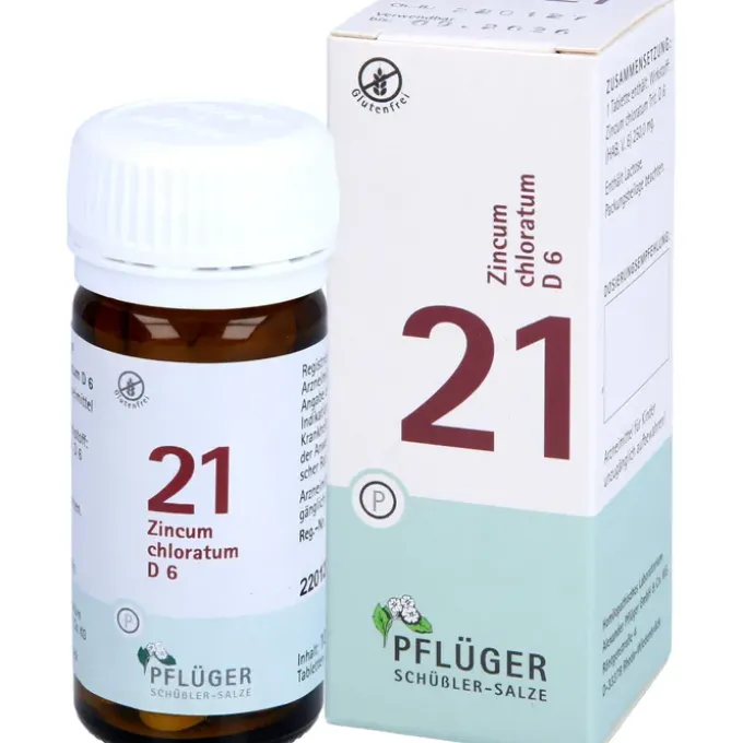 BIOCHEMIE Pflüger 21 Zincum chloratum D 6 Tabl. 100 St