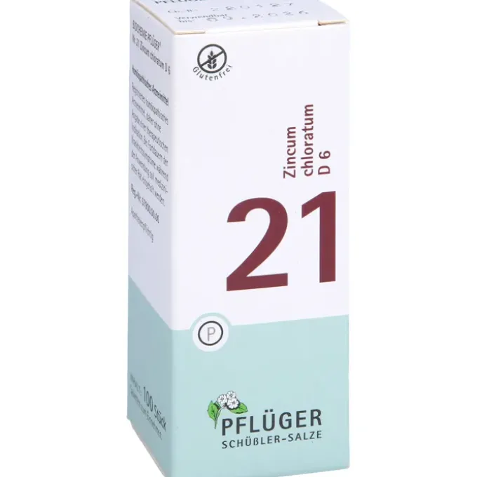 BIOCHEMIE Pflüger 21 Zincum chloratum D 6 Tabl. 100 St