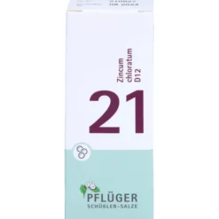BIOCHEMIE Pflüger 21 Zincum chloratum D 12 Globuli 15 g