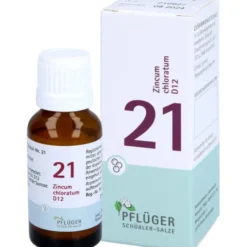 BIOCHEMIE Pflüger 21 Zincum chloratum D 12 Globuli 15 g