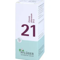 BIOCHEMIE Pflüger 21 Zincum chloratum D 12 Globuli 15 g