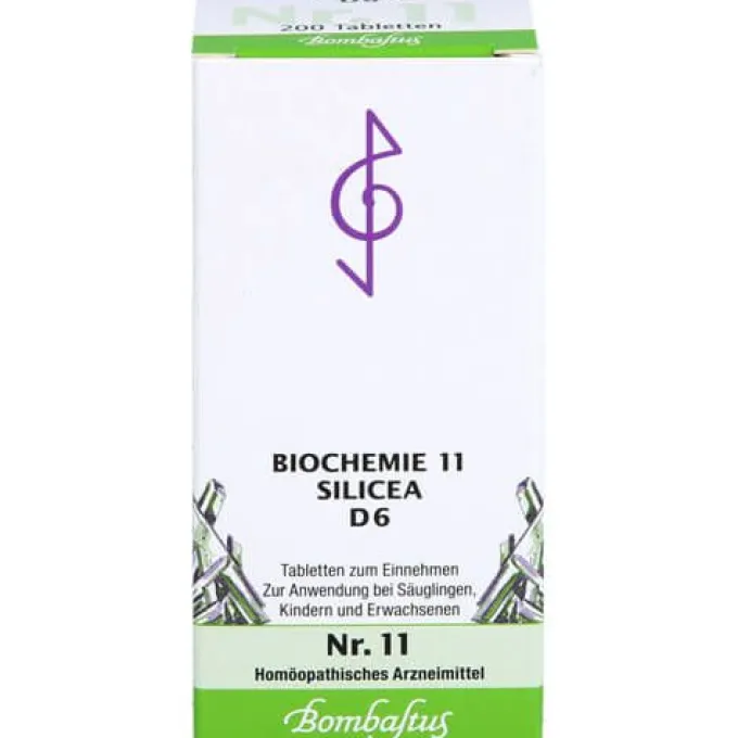 BIOCHEMIE 11 Silicea D 6 Tabletten 200 St