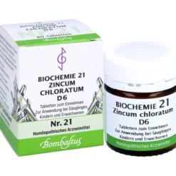 BIOCHEMIE 21 Zincum chloratum D 6 Tabletten 80 St