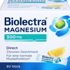 BIOLECTRA Magnesium 300 mg Direct Zitrone Sticks 60 Stück