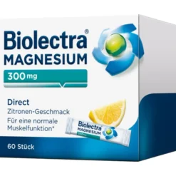 BIOLECTRA Magnesium 300 mg Direct Zitrone Sticks 60 Stück