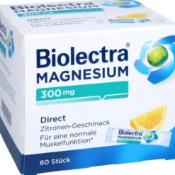 BIOLECTRA Magnesium 300 mg Direct Zitrone Sticks 60 Stück