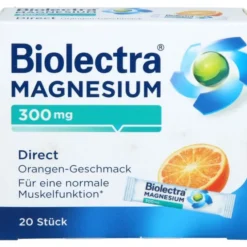 BIOLECTRA Magnesium 300 mg Direct Orange Sticks 20 Stück