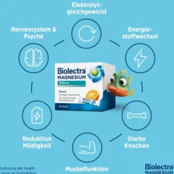 BIOLECTRA Magnesium 300 mg Direct Orange Sticks 20 Stück