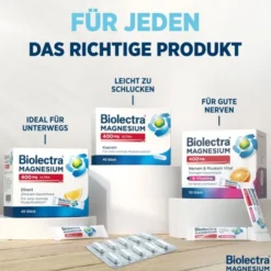 BIOLECTRA Magnesium 300 mg Direct Zitrone Sticks 20 Stück