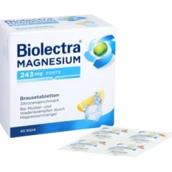 BIOLECTRA Magnesium 243 mg forte Zitrone Br.-Tabl. 40 St